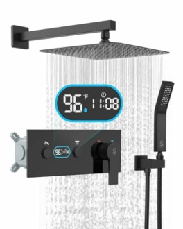 SR SUNRISE LED Digital Display Shower System