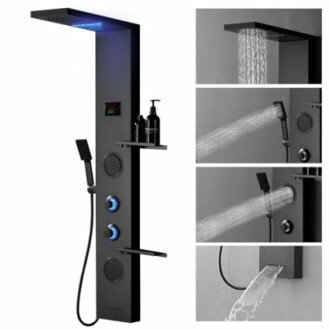 Homevacious 4 In 1 Shower Panel